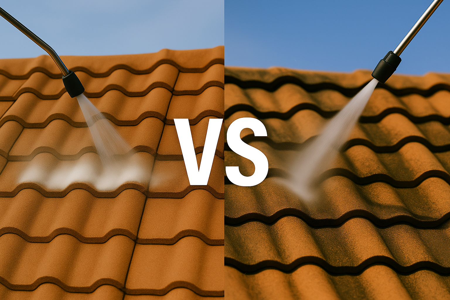 Soft Wash vs. Pressure Washing: The Best Roof Cleaning Method for Miami in 2025